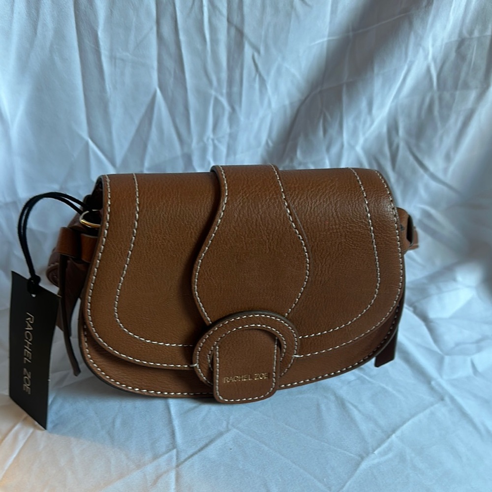 Rachel Zoe Brown 3 Way Crossbody Bag, Waist bag and Cluth bag. Very unique bag - Picture 13 of 14